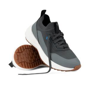 Vessi Stormburst Lowtop Men Size 9 Waterproof Sneakers Dark Grey/White  NEW RARE